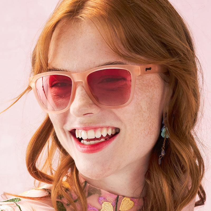 Don't Make Me Blush - Simple Wrap Sunglasses