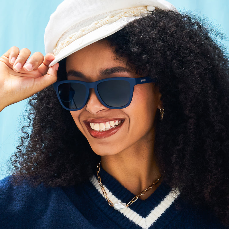 Drinks Seawater, Sees Future - Smooth Tennis Sunglasses
