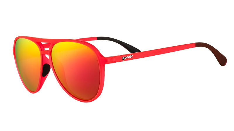 Captain Blunt's Red-Eye - Bike Ready Matte Frame Sunglasses