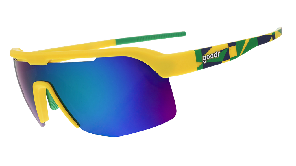 Carnaval Hangover in São Paulo - Colorful Black Frame Sunglasses