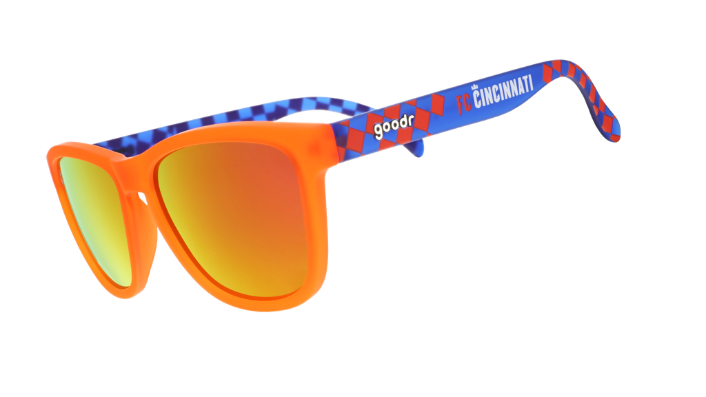 The Orange and Blue - Colorful Sport Sunglasses