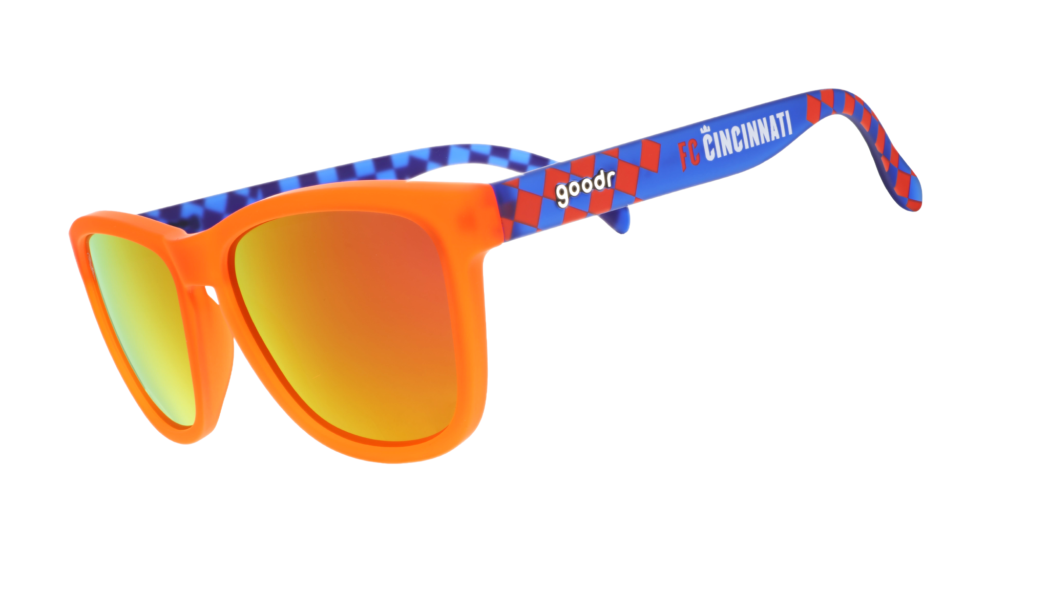 The Orange and Blue - Colorful Sport Sunglasses