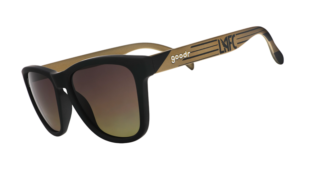 Black & Gold - Everyday Wrap Sunglasses