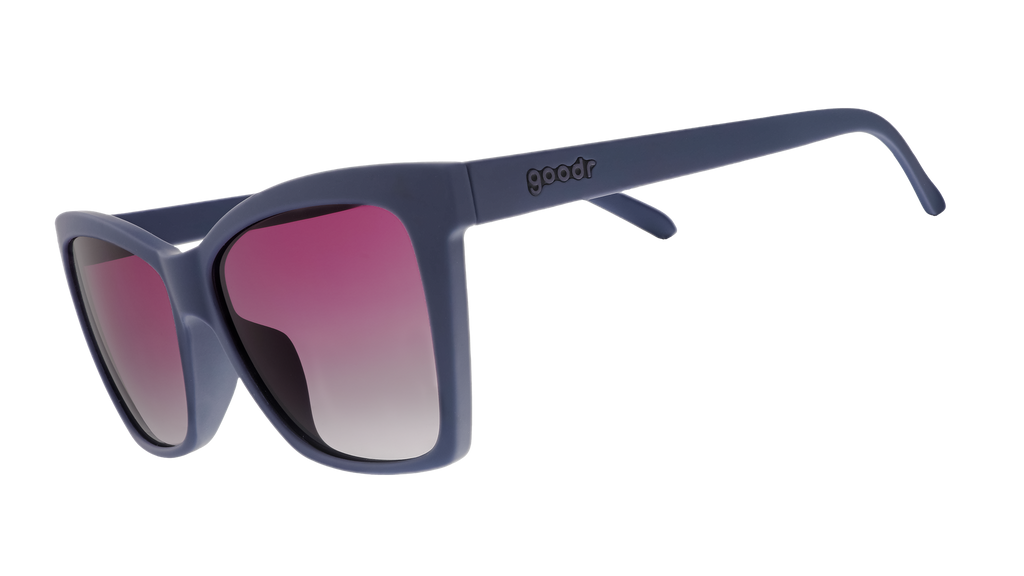 Overdressed for Every Occasion - Run Ready Black Frame Sunglasses