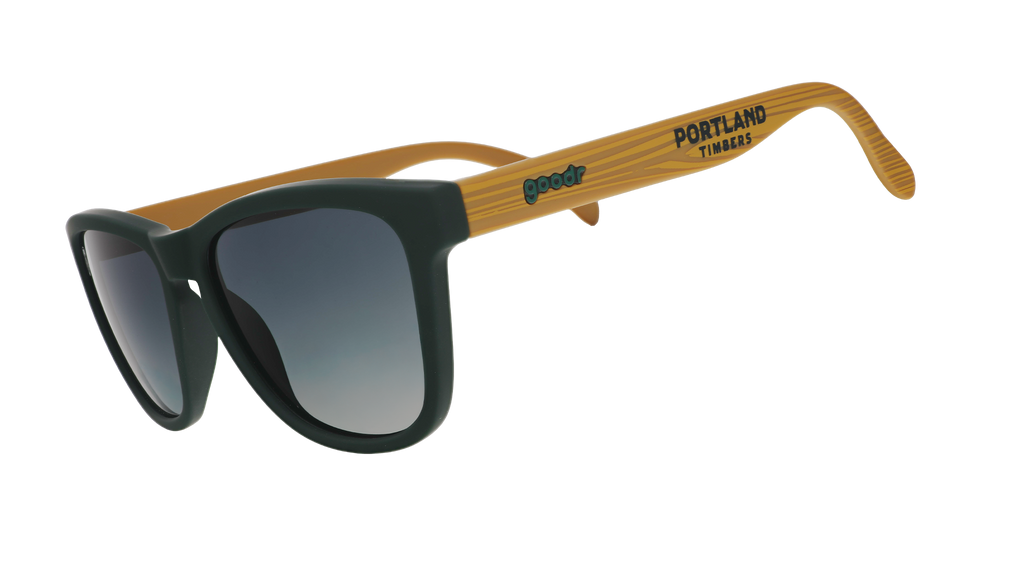 Forever Green and Gold - Bike Ready Travel Sunglasses