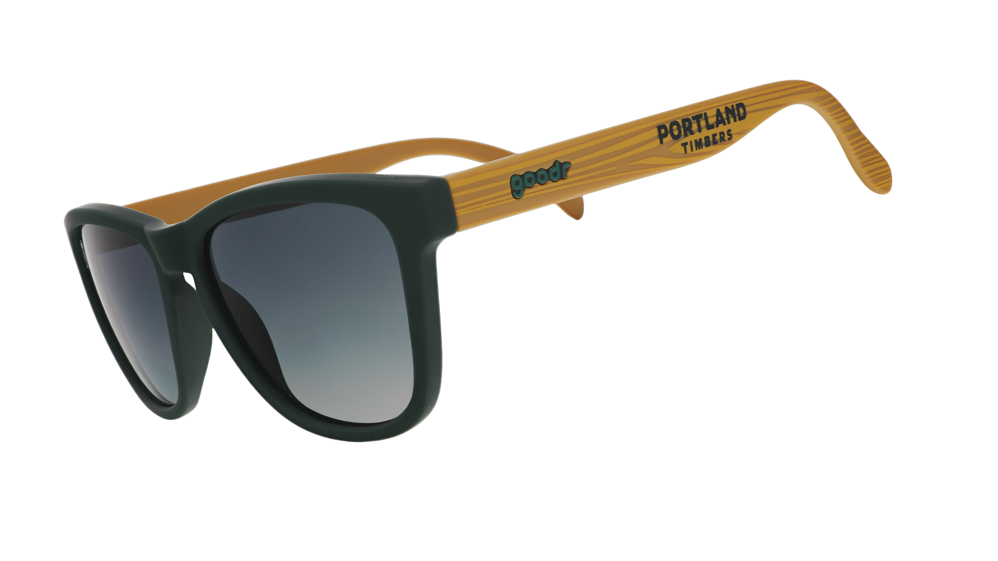 Forever Green and Gold - Bike Ready Travel Sunglasses