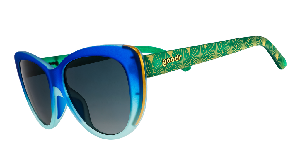 Rhonda's Peacock Palace - Smooth Matte Frame Sunglasses