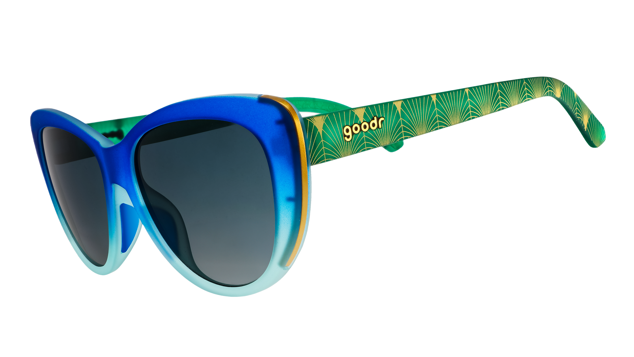 Rhonda's Peacock Palace - Smooth Matte Frame Sunglasses