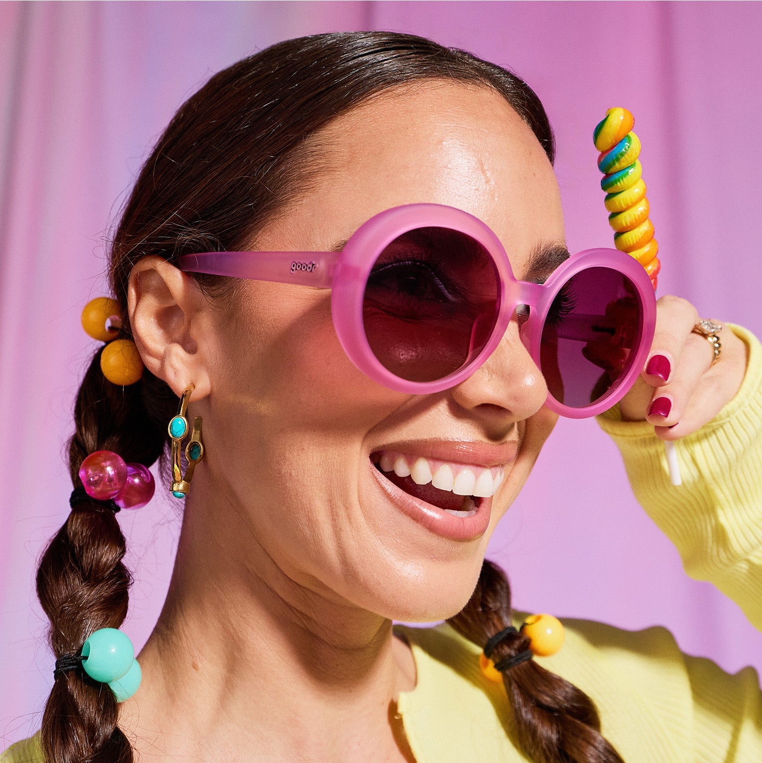 Frosé-Forged Frenemy - Clean Matte Frame Sunglasses