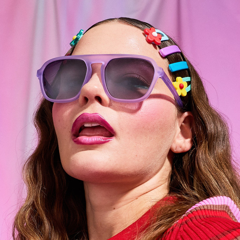 Frozen Grape Escape - Active Workout Sunglasses