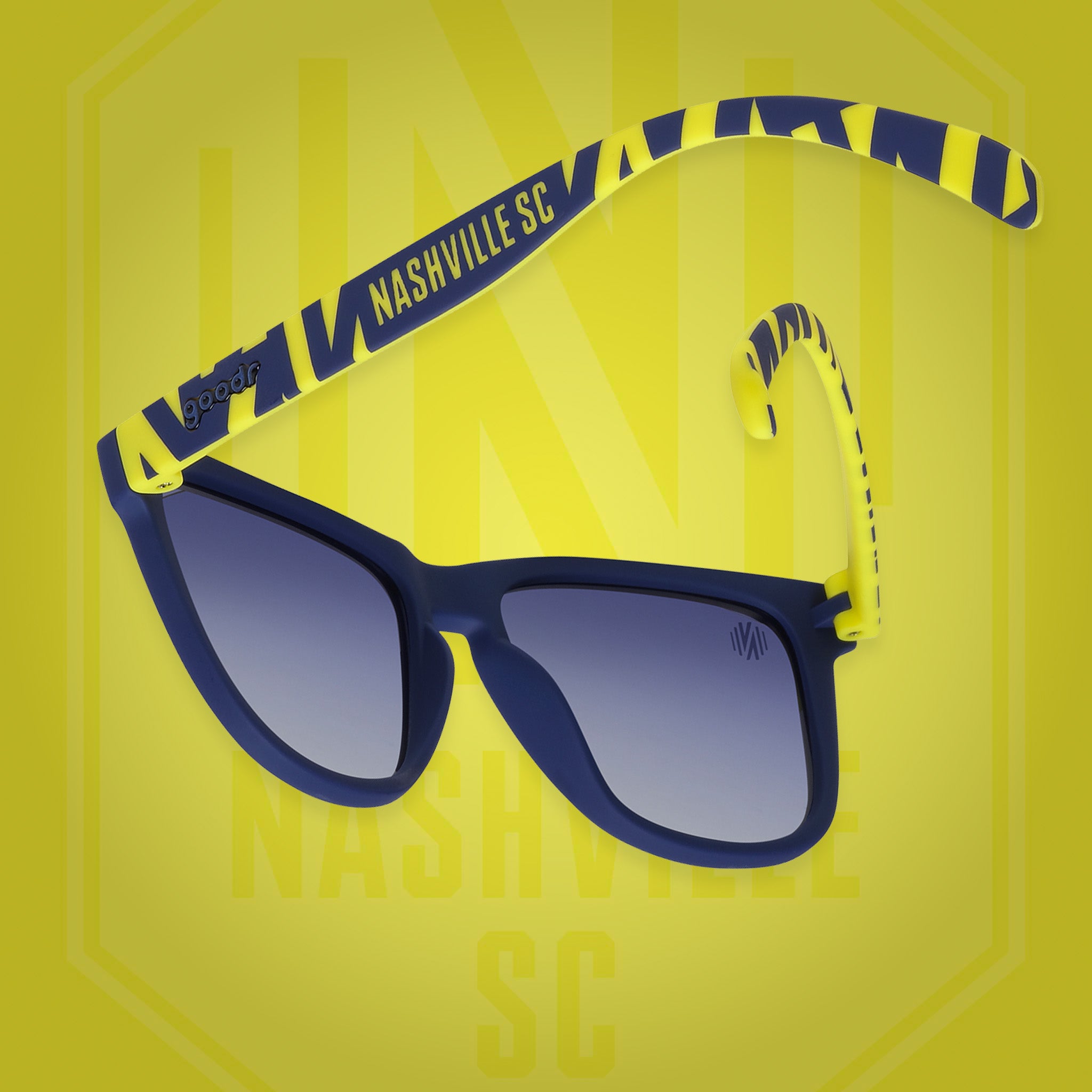 Music City Soccer - Fresh Black Frame Sunglasses