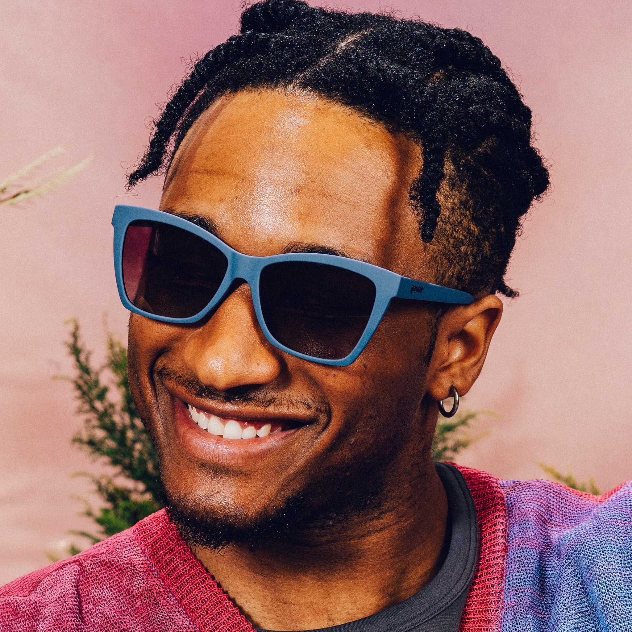 Overdressed for Every Occasion - Run Ready Black Frame Sunglasses