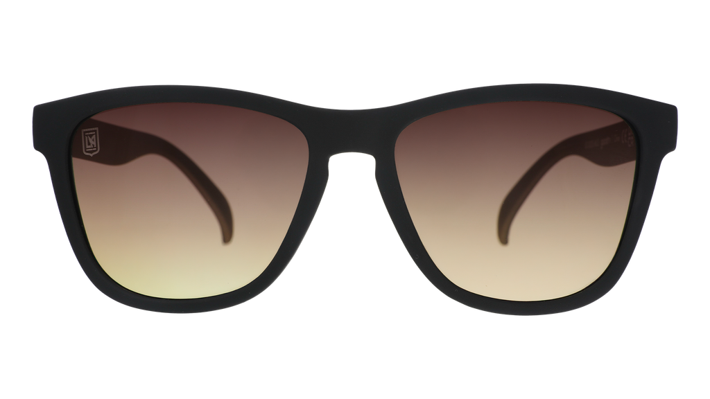 Black & Gold - Everyday Wrap Sunglasses