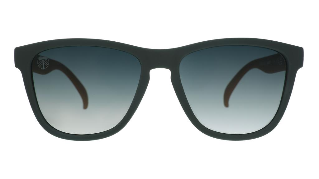 Forever Green and Gold - Bike Ready Travel Sunglasses