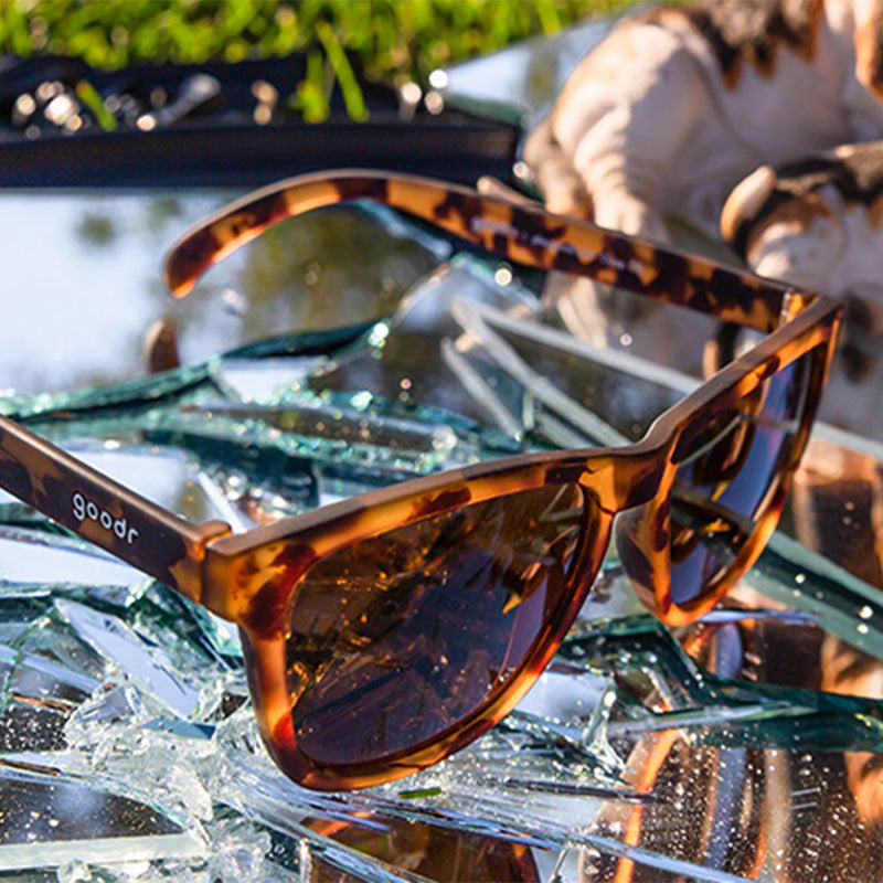 Bosley's Basset Hound Dreams - Modern Wrap Sunglasses