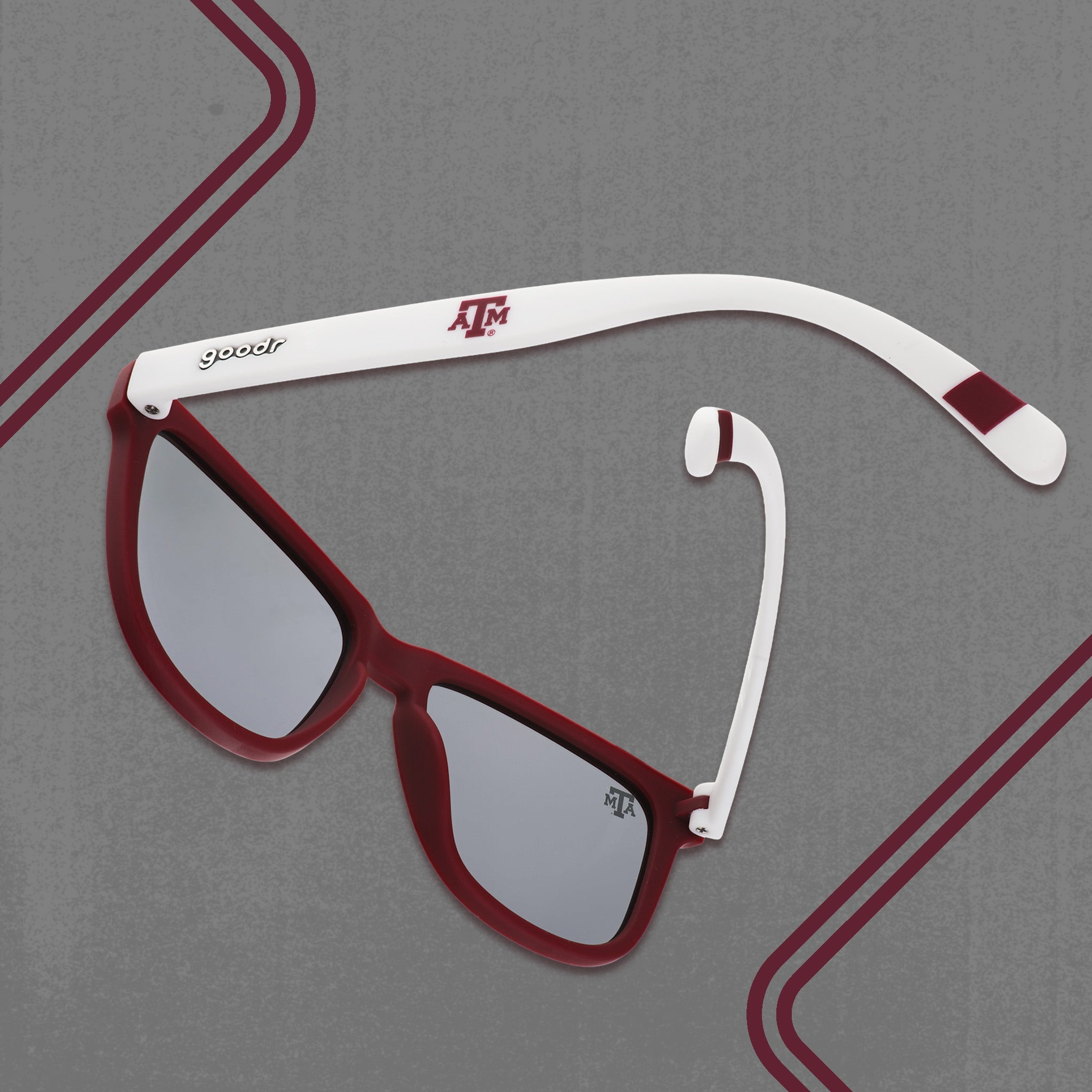 Gig 'Em Aggies!® - Grip Fit Travel Sunglasses