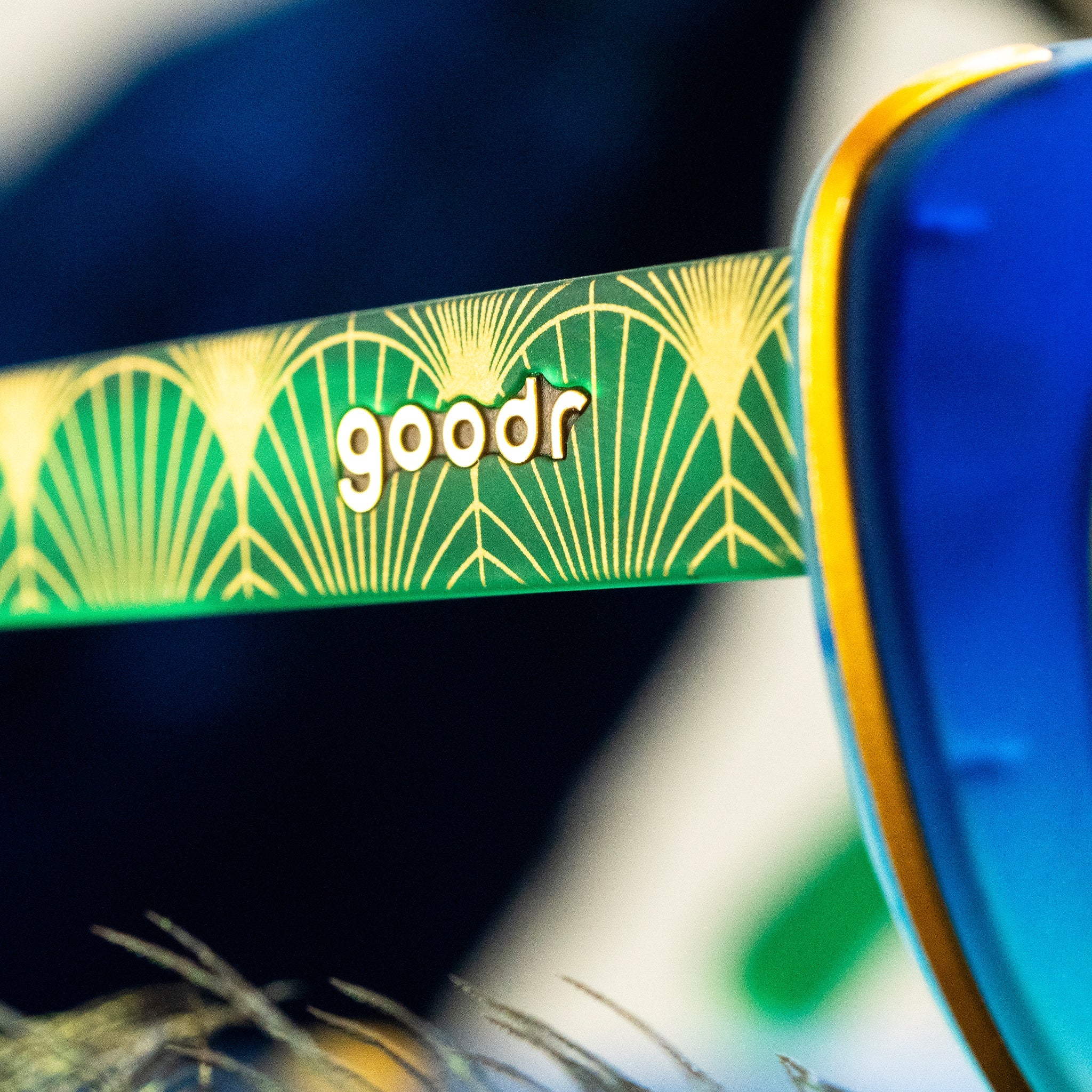 Rhonda's Peacock Palace - Smooth Matte Frame Sunglasses