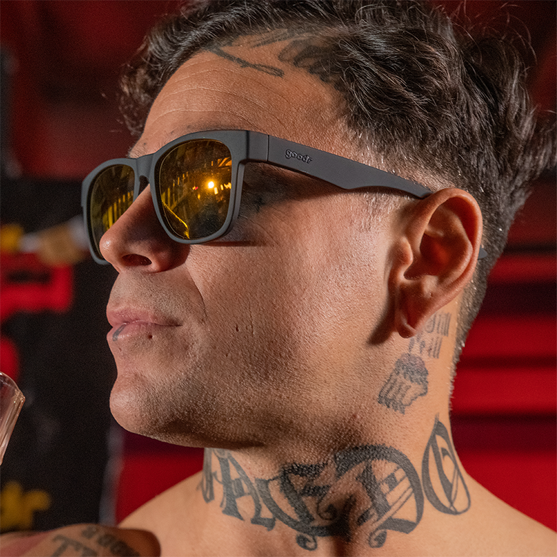 Beelzebub's Bourbon Burpees - Grip Fit Beach Sunglasses