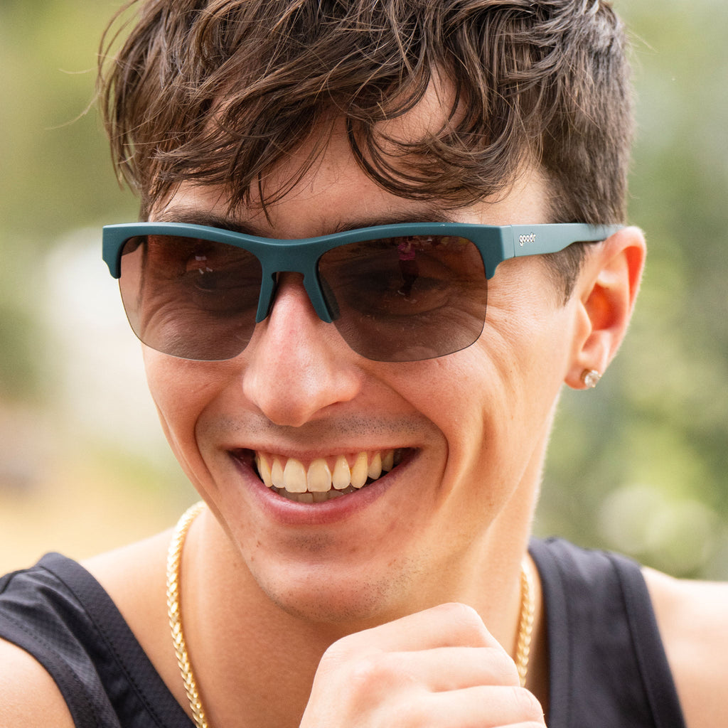 Lawn Mower Drag Race - Clean Gift Ready Sunglasses