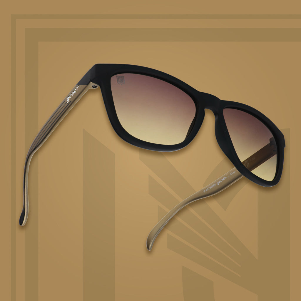 Black & Gold - Everyday Wrap Sunglasses