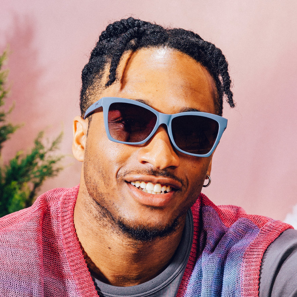 Overdressed for Every Occasion - Run Ready Black Frame Sunglasses