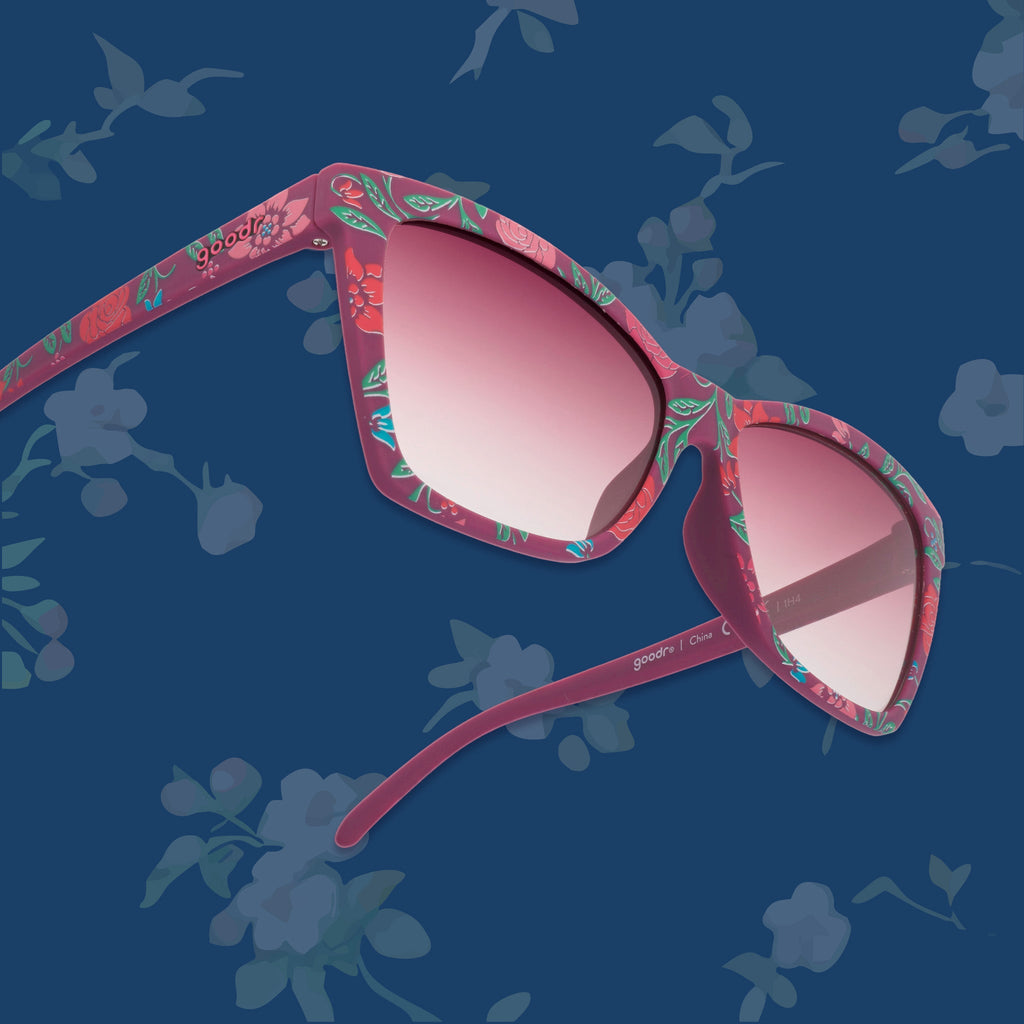 Fuchsia Fields Forever - Travel Ready Polarized Sunglasses