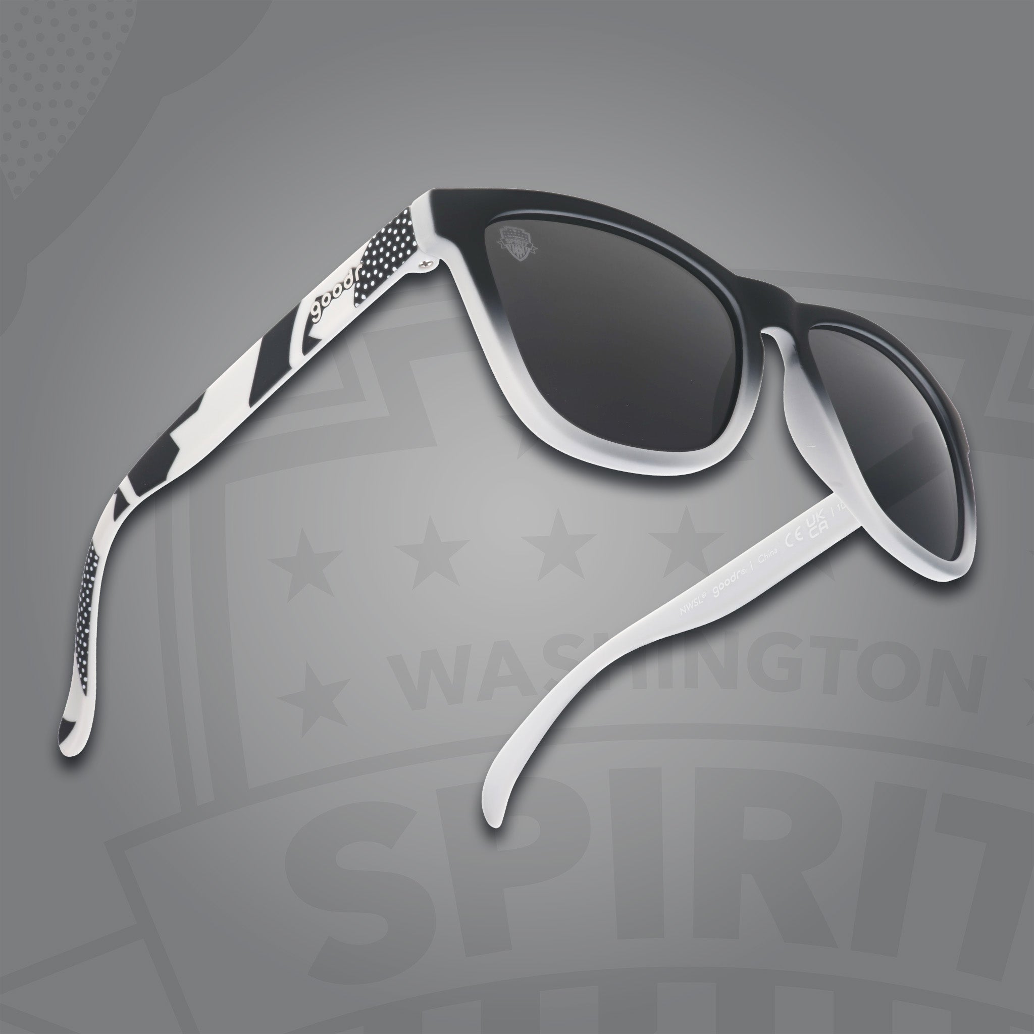 That’s the Spirit - Travel Ready Black Frame Sunglasses