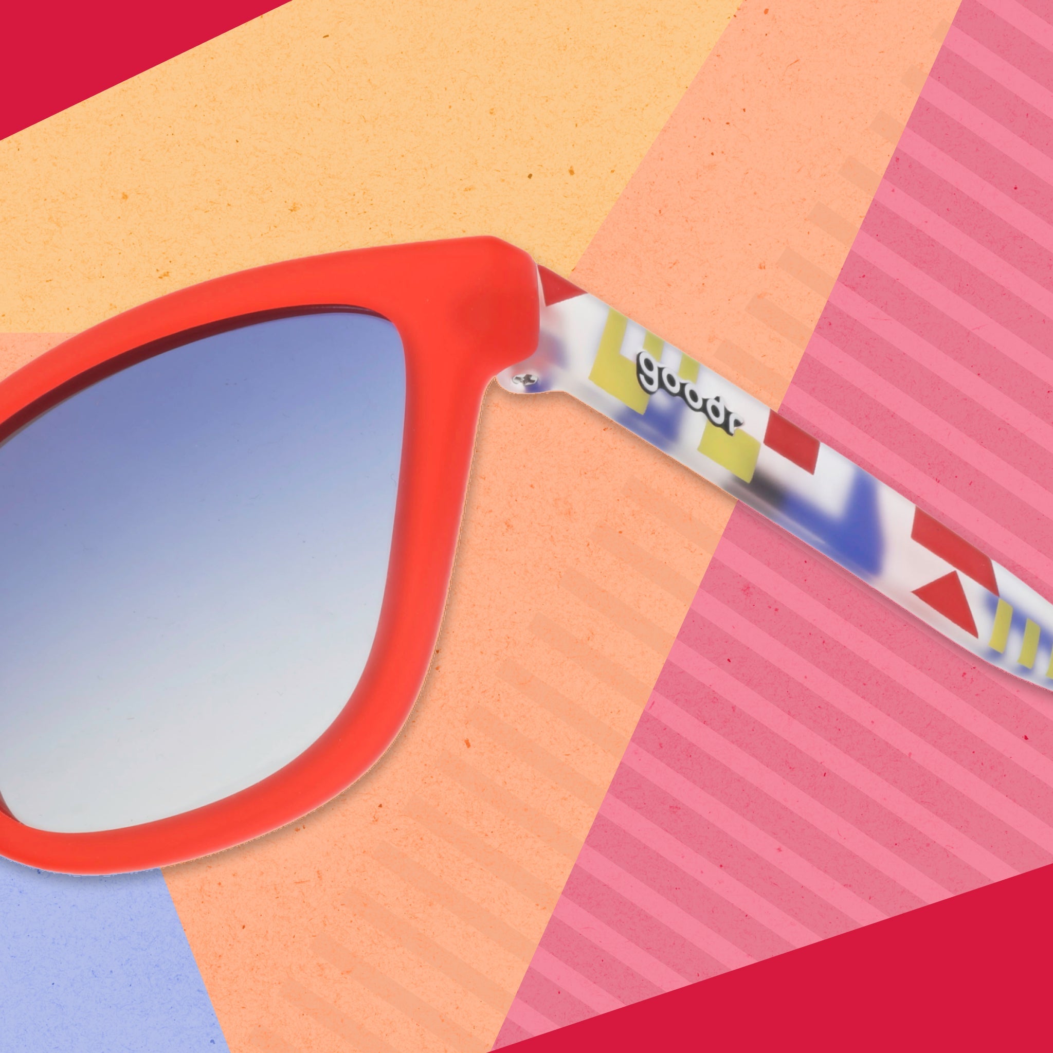 Fluent in Flags - Clean Color Frame Sunglasses
