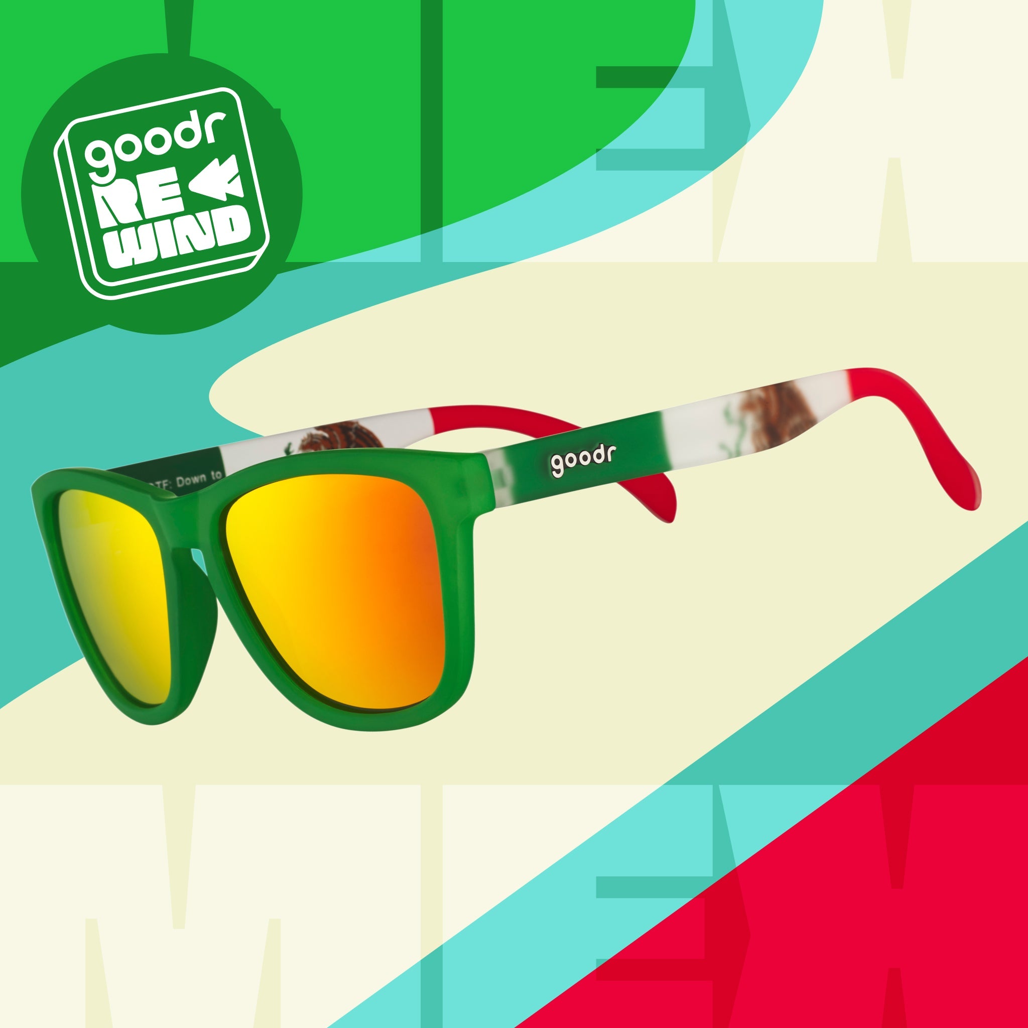 DTF/ Down to Fiesta - Sunny Day Matte Frame Sunglasses