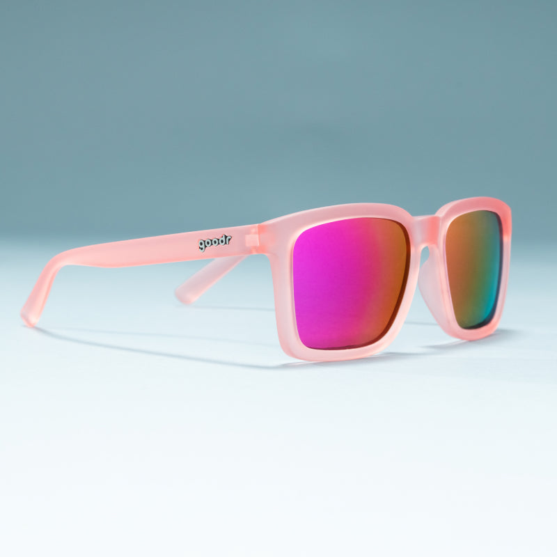 Tropical Hibiscus Tea Party - Sunny Day Color Frame Sunglasses